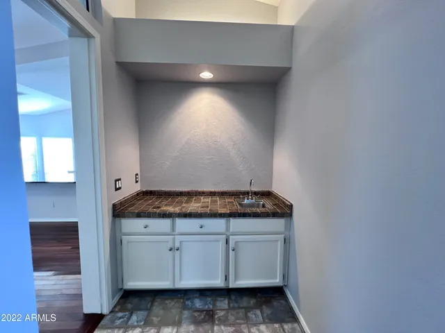 a view of a storage and utility room