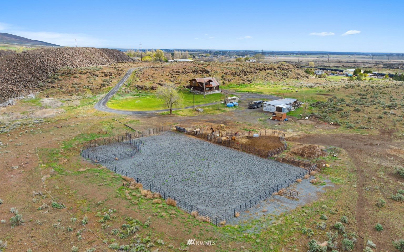 a view of an ocean and beach