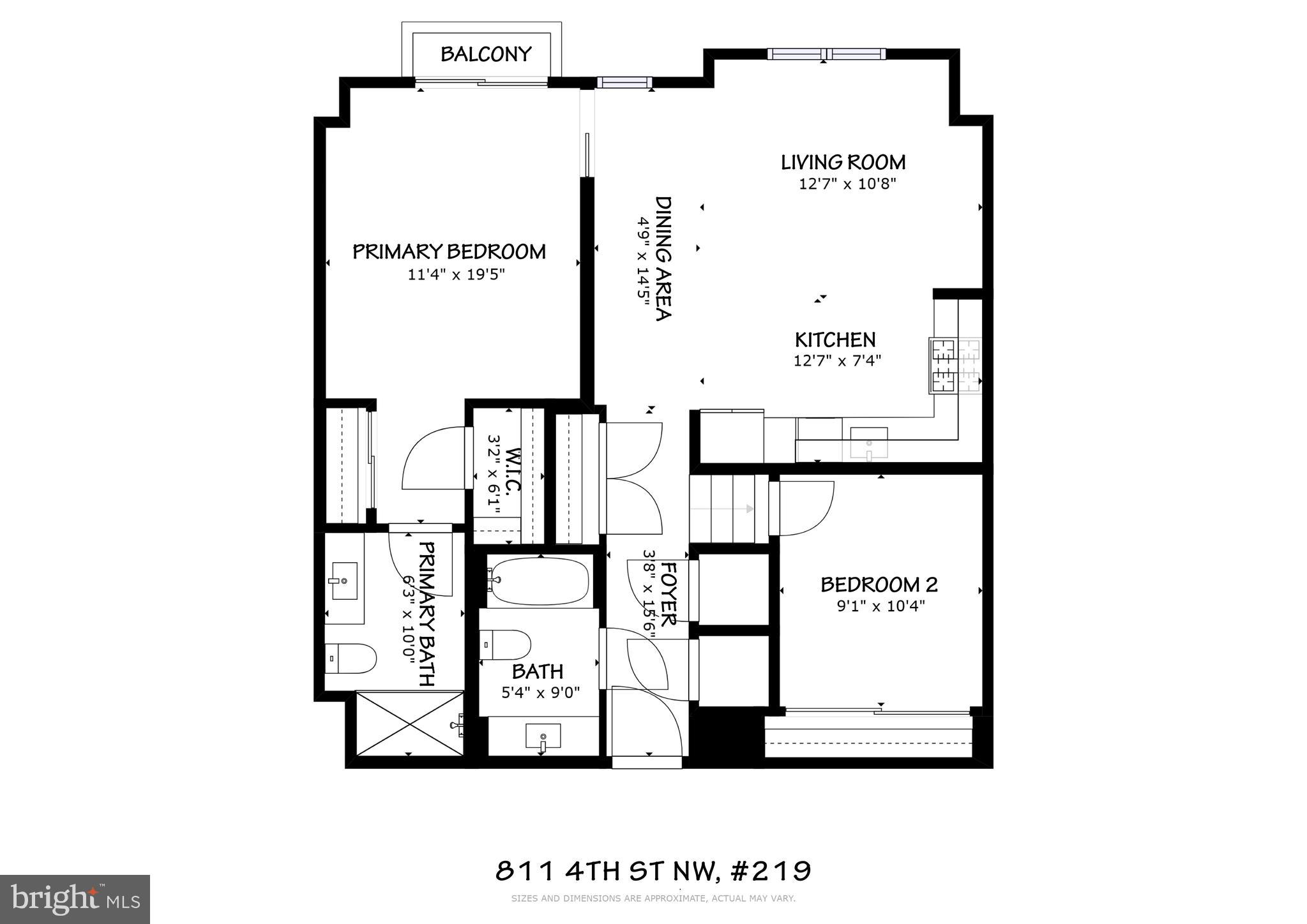 811 4th Street Northwest, Unit 219 Washington, DC 20001 - Photo 22 of 22 Floor Plans