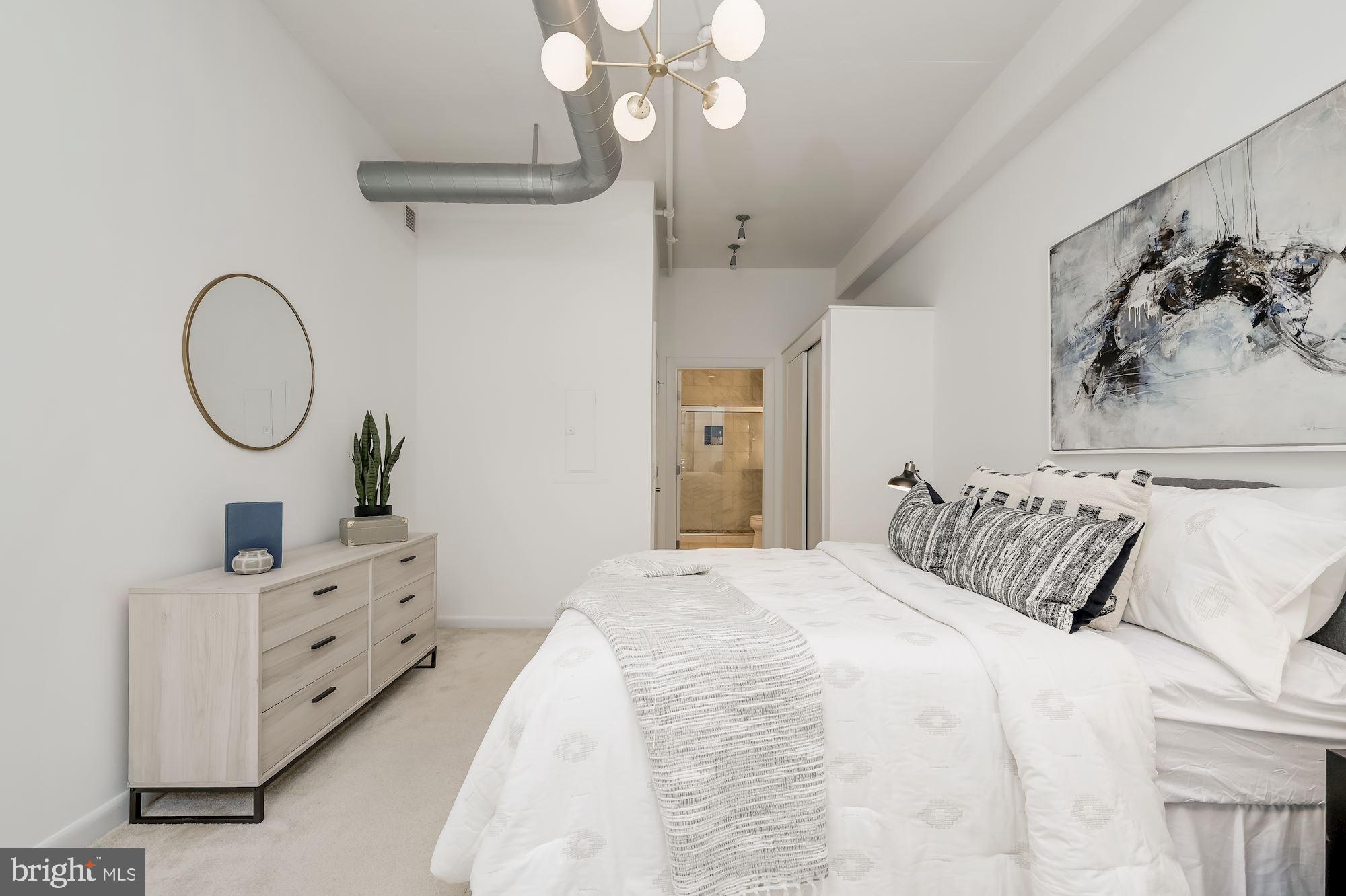 811 4th Street Northwest, Unit 219 Washington, DC 20001 - Photo 8 of 22 Primary Bedroom w/ En-Suite Bath