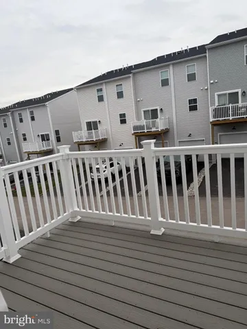 a view of wooden deck