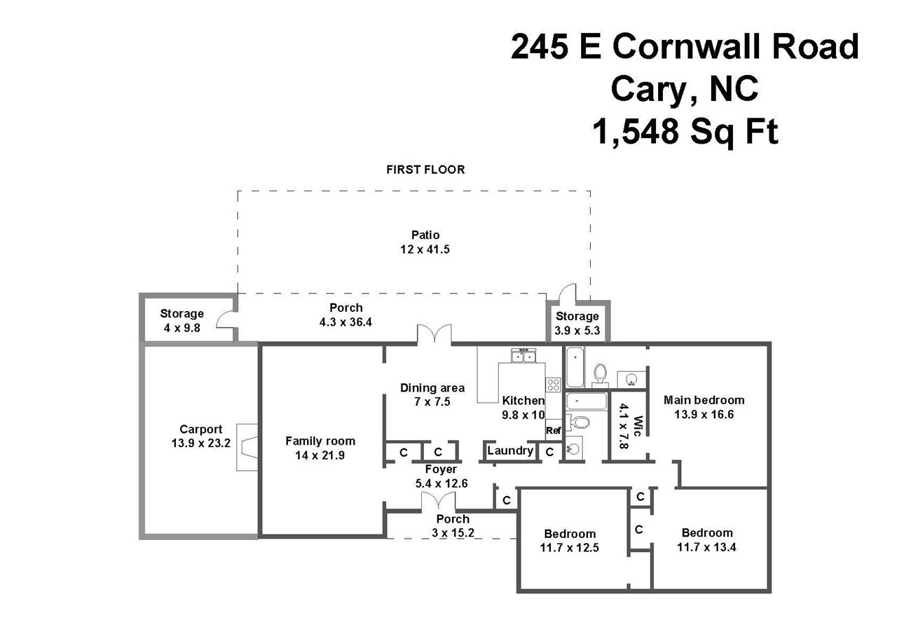245 East Cornwall Road Cary, NC 27511 - Photo 5 of 5 Photo 5