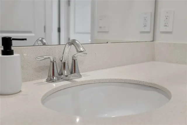 a bathroom with a sink