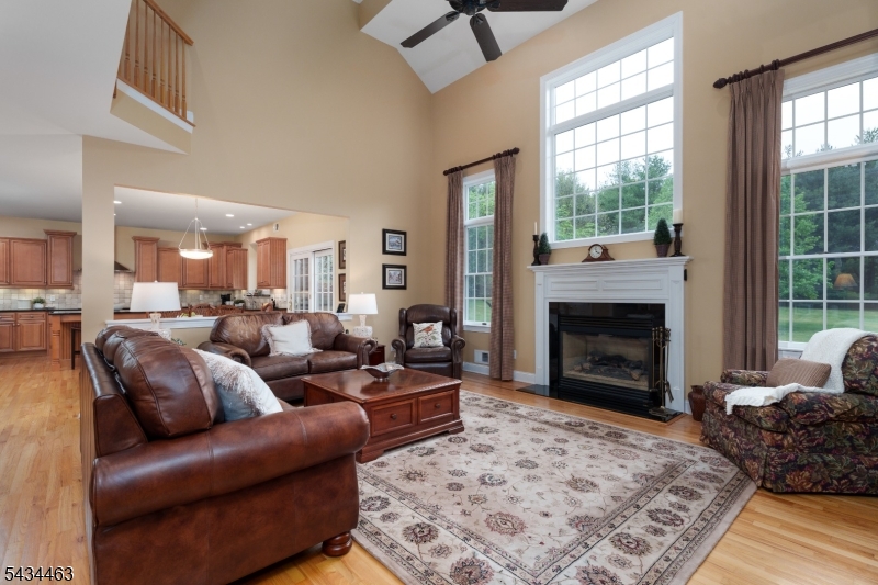 110 Orchard Road Skillman, NJ 08558 - Photo 15 of 43 a living room with furniture and a fireplace