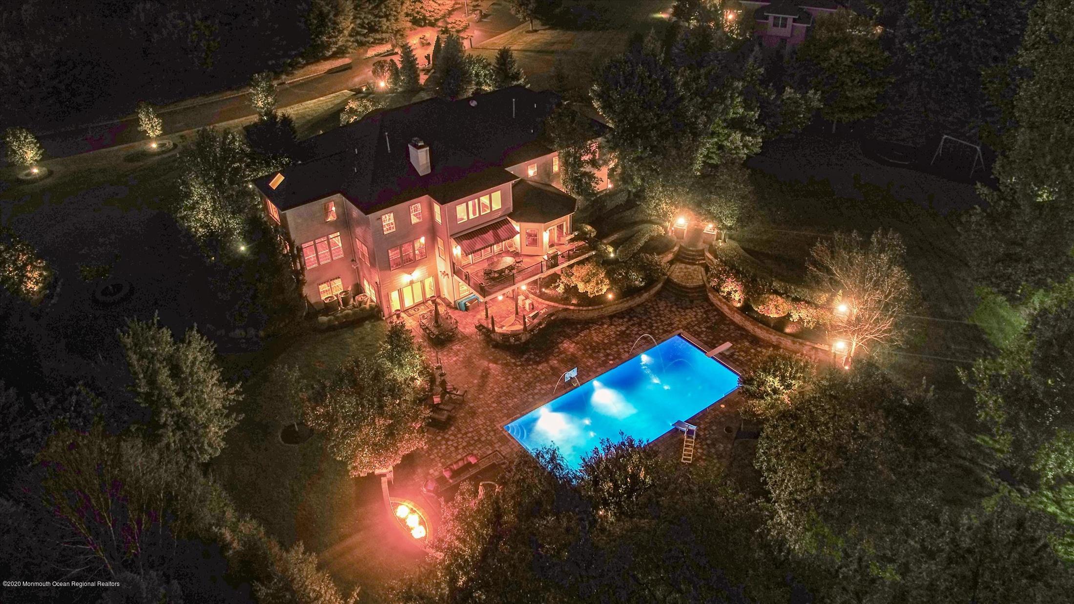 8 Maple Leaf Drive Holmdel, NJ 07733 - Photo 8 of 74 Evening Aerial view