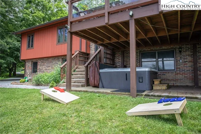 a house with a garden in front of it