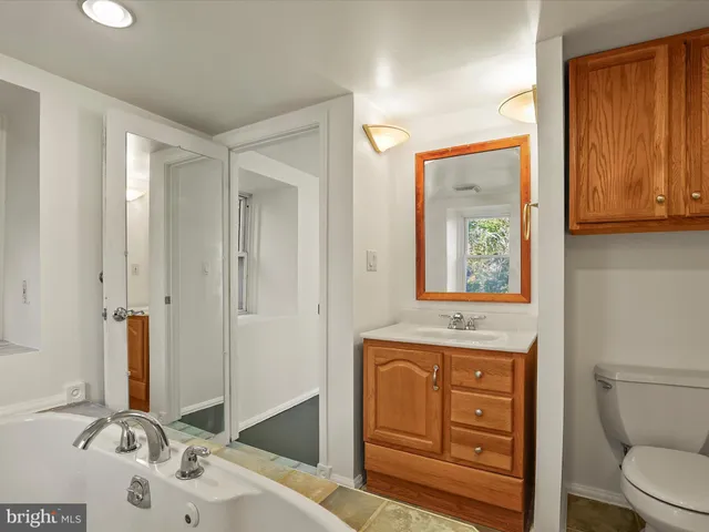 a view of a room with storage