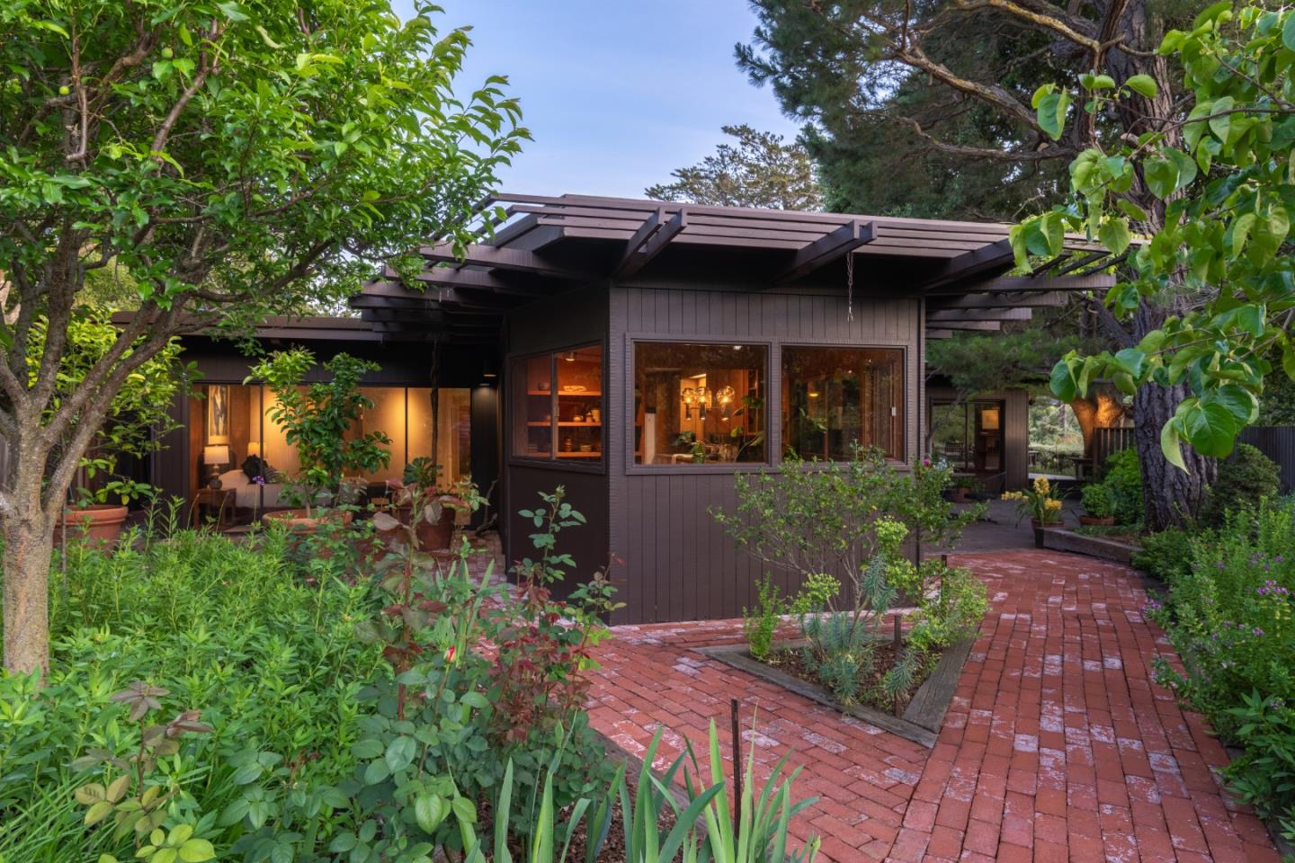 46 Middle Canyon Road Carmel Valley, CA 93924 - Photo 49 of 74 a front view of a house with garden