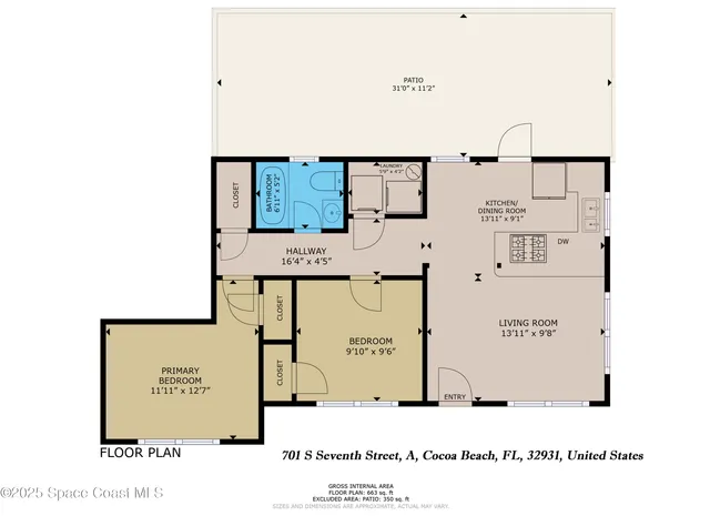 $899,000 | 701 South Orlando Avenue, Cocoa Beach, FL 32931