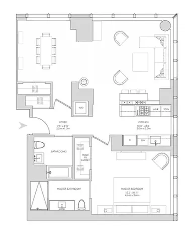 $2,500,000 | 252 South Street, Unit 47K | Two Bridges
