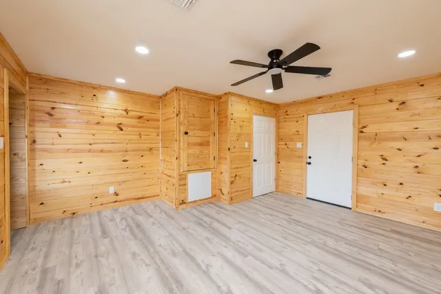 a view of balcony with city view