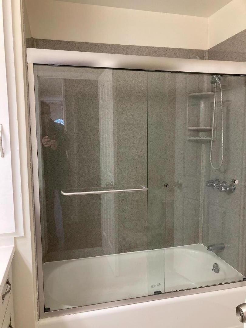 1010 Bryant Way, Unit E Sunnyvale, CA 94087 - Photo 6 of 13 a bathroom with a shower