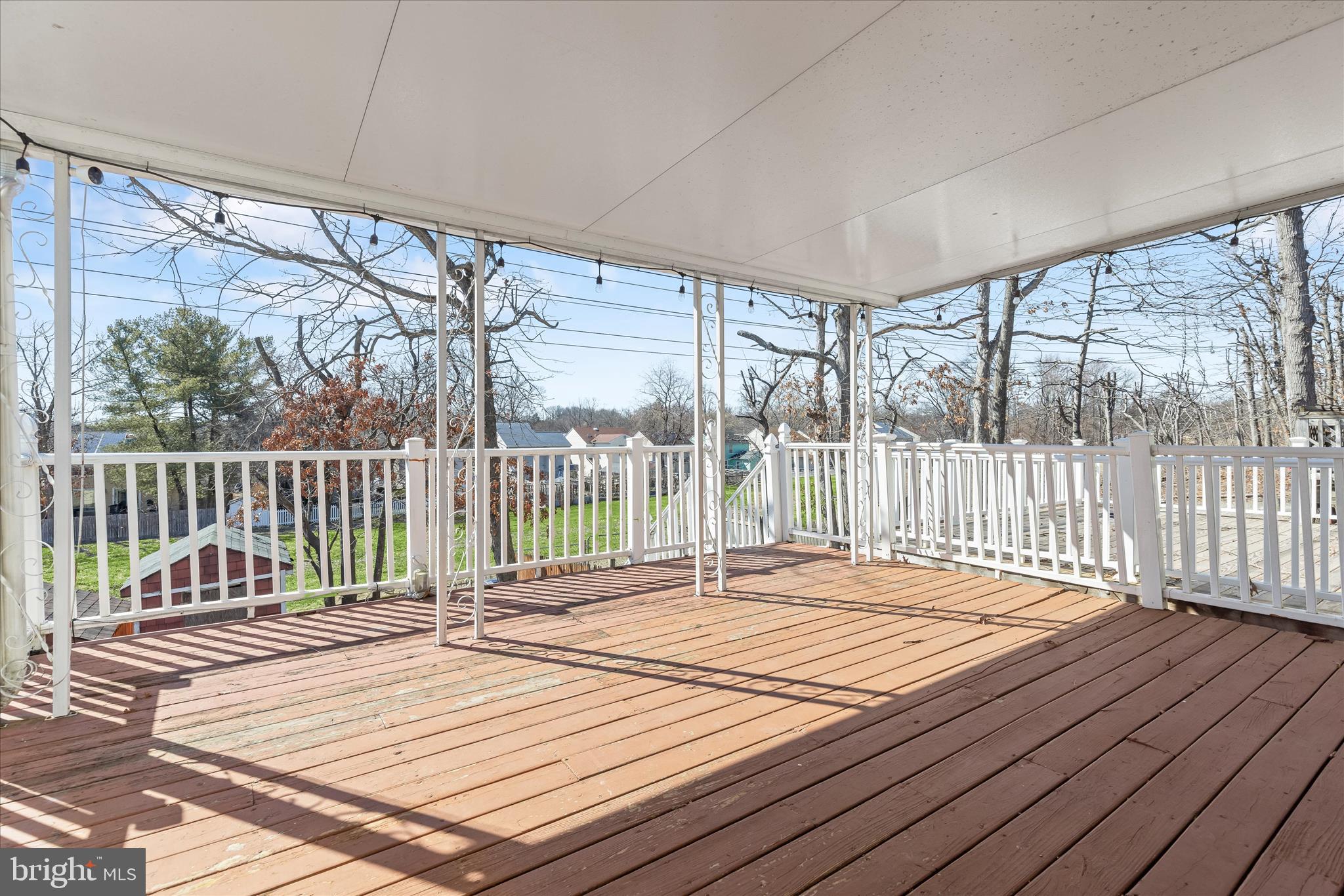 8624 Castlemill Circle Nottingham, MD 21236 - Photo 16 of 34 a view of a wooden deck