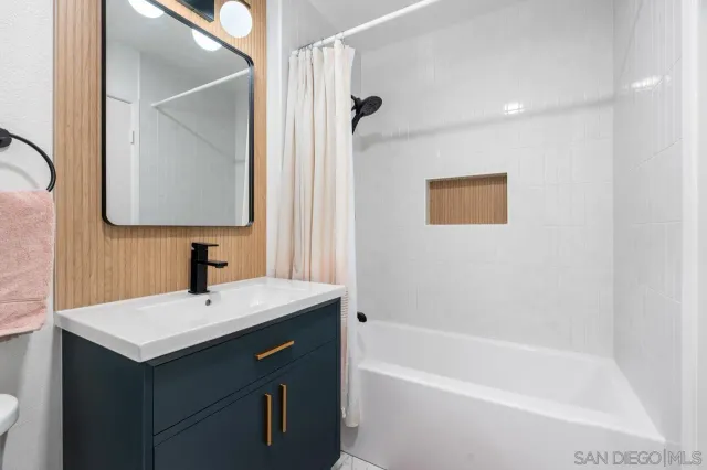 a view of a patio with dining table and chairs with plants