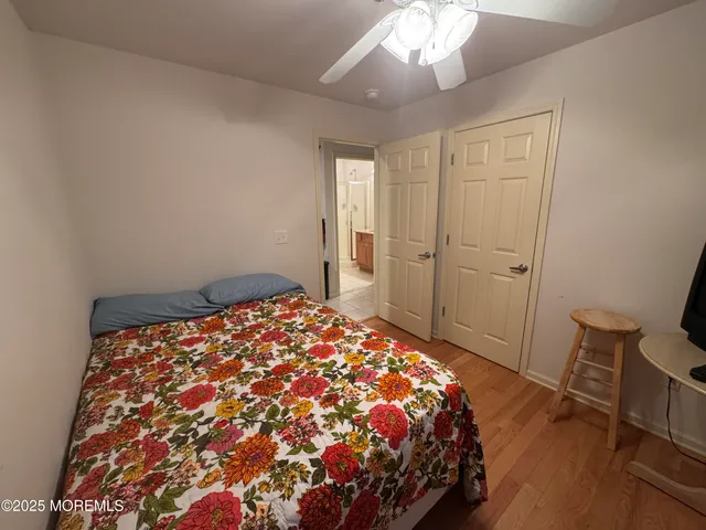 a city street lined with tall buildings