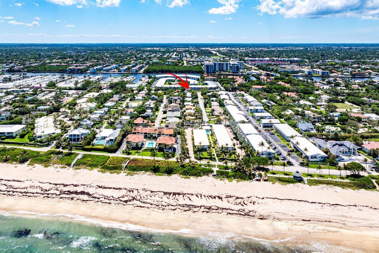 5497 North Ocean Boulevard Ocean Ridge, FL 33435 - Photo 33 of 33 an aerial view of residential houses with outdoor space