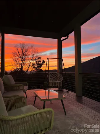 a view of sitting area in balcony
