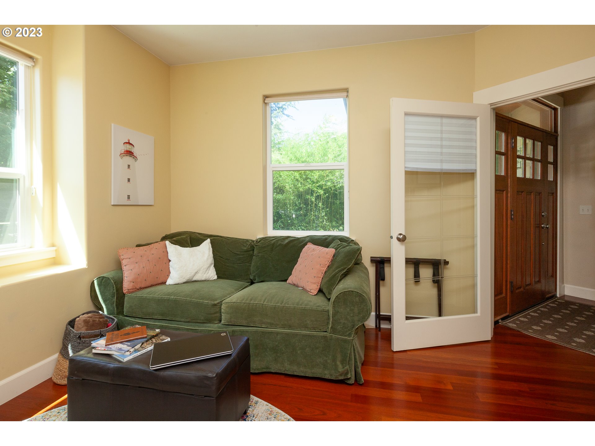1615 4th Street Hood River, OR 97031 - Photo 13 of 33 a living room with furniture and a window