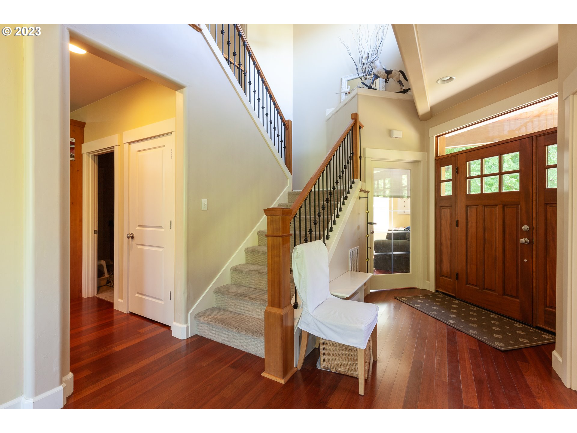1615 4th Street Hood River, OR 97031 - Photo 4 of 33 a view of entryway with wooden floor
