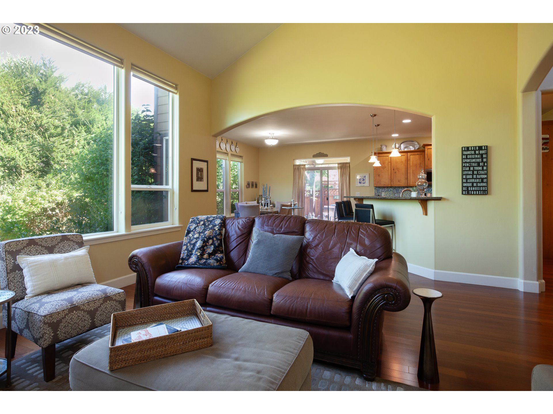 1615 4th Street Hood River, OR 97031 - Photo 6 of 33 a living room with furniture and a large window