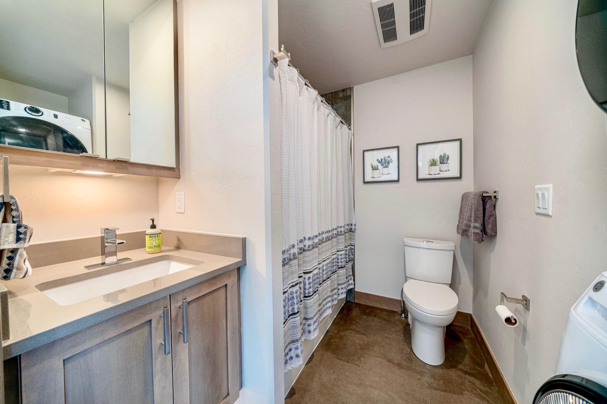 450 Red River Loop Clifton, CO 81520 - Photo 6 of 18 a bathroom with a sink toilet and shower