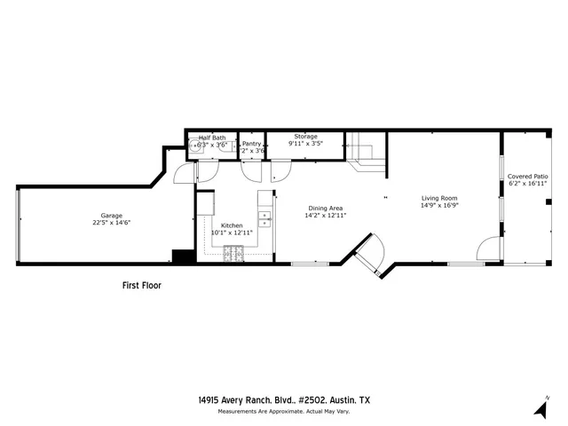 $1,825 | 14815 Avery Ranch Boulevard, Unit 2502, Austin, TX 78717