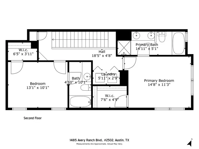 $1,825 | 14815 Avery Ranch Boulevard, Unit 2502, Austin, TX 78717