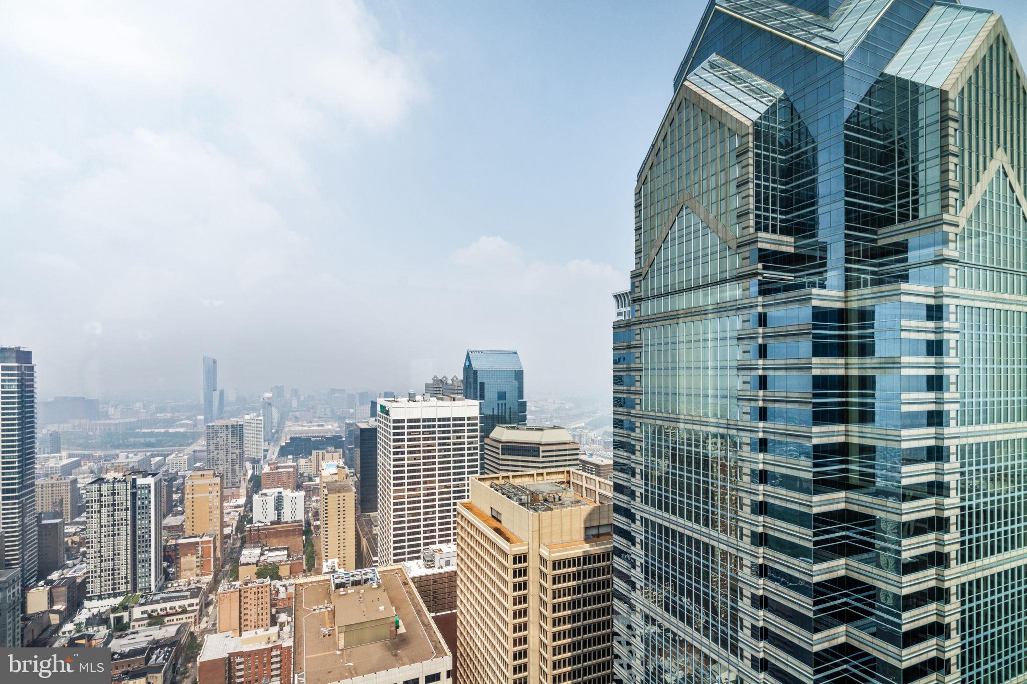 50 South 16th Street, Unit 4304 Philadelphia, PA 19103 - Photo 21 of 43 a view of a city with tall buildings