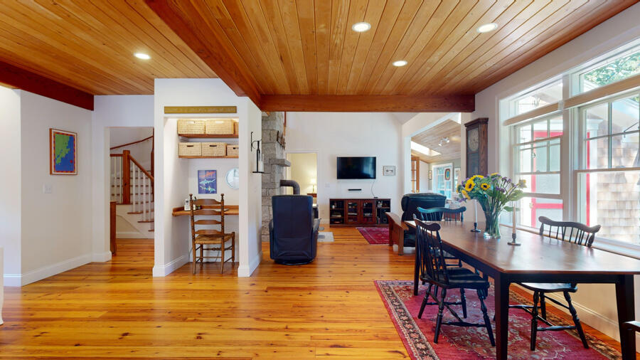 29 Boulder Hill Road Tenants Harbor, ME 04860 - Photo 4 of 90 Formal Dining Area & Vie wof Living Room