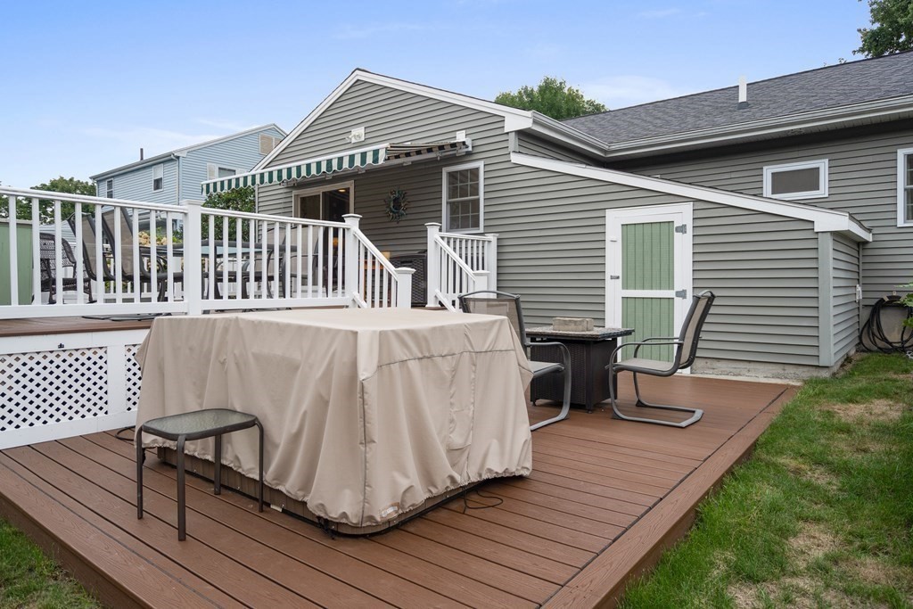 29 Karen Road Wakefield, MA 01880 - Photo 38 of 42 a view of a house with wooden deck