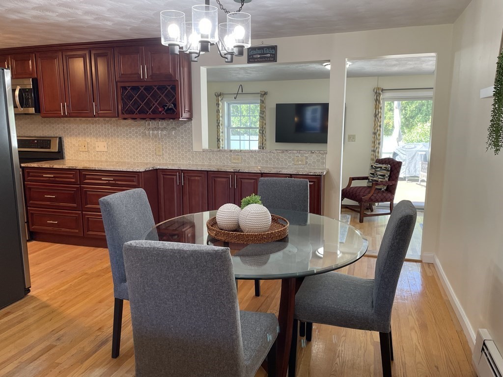29 Karen Road Wakefield, MA 01880 - Photo 10 of 42 a dining room with furniture and wooden floor