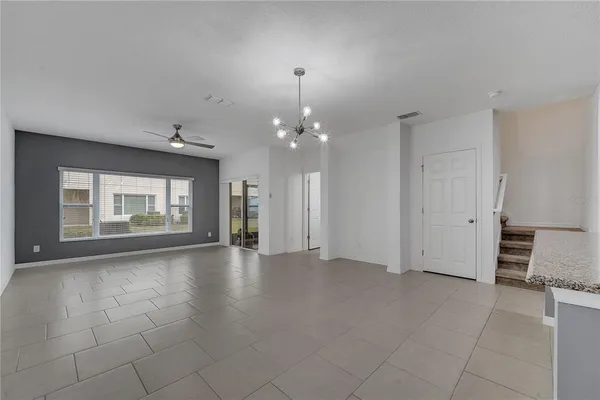 a view of an entryway with hallway