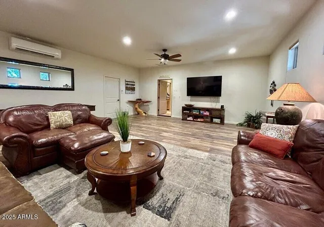 a view of a terrace with outdoor space