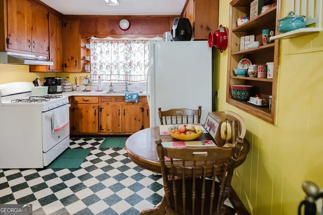 a room with storage and utility