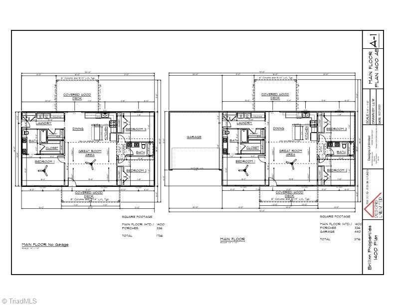 4840 Reid Road Winston-Salem, NC 27107 - Photo 8 of 8 Floorplan (No Garage)