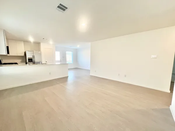 a view of a kitchen with a sink