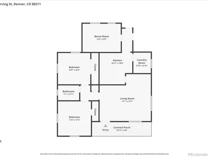 $435,000 | 2746 South Irving Street, Denver, CO 80236