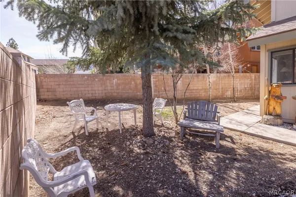 a view of a outdoor space with seating area