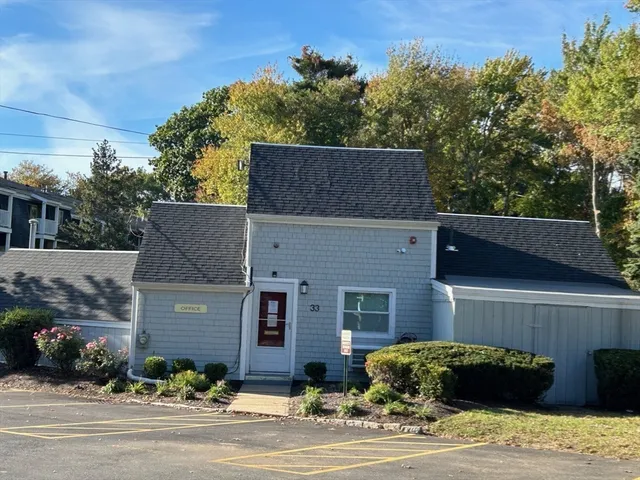 a view of a house with a garden