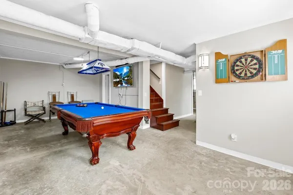 a room with furniture and a table