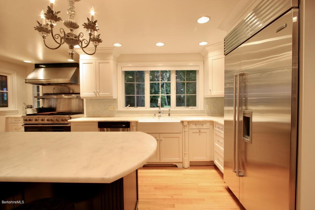 12 Prospect Hill Road Stockbridge, MA 01262 - Photo 11 of 30 a large kitchen with kitchen island a sink stainless steel appliances and cabinets