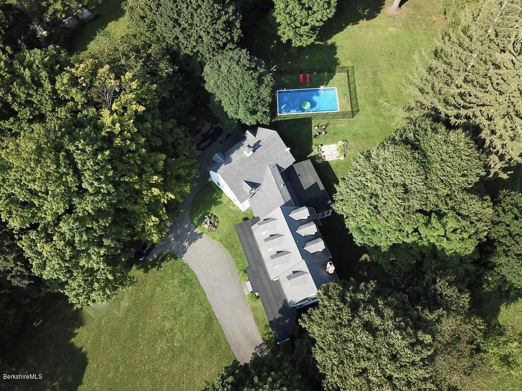 12 Prospect Hill Road Stockbridge, MA 01262 - Photo 30 of 30 an aerial view of a house with a yard
