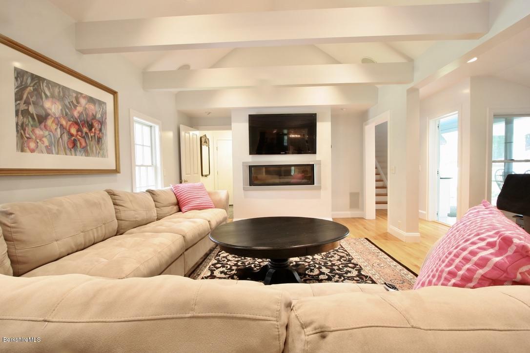 12 Prospect Hill Road Stockbridge, MA 01262 - Photo 7 of 30 a living room with furniture and a flat screen tv