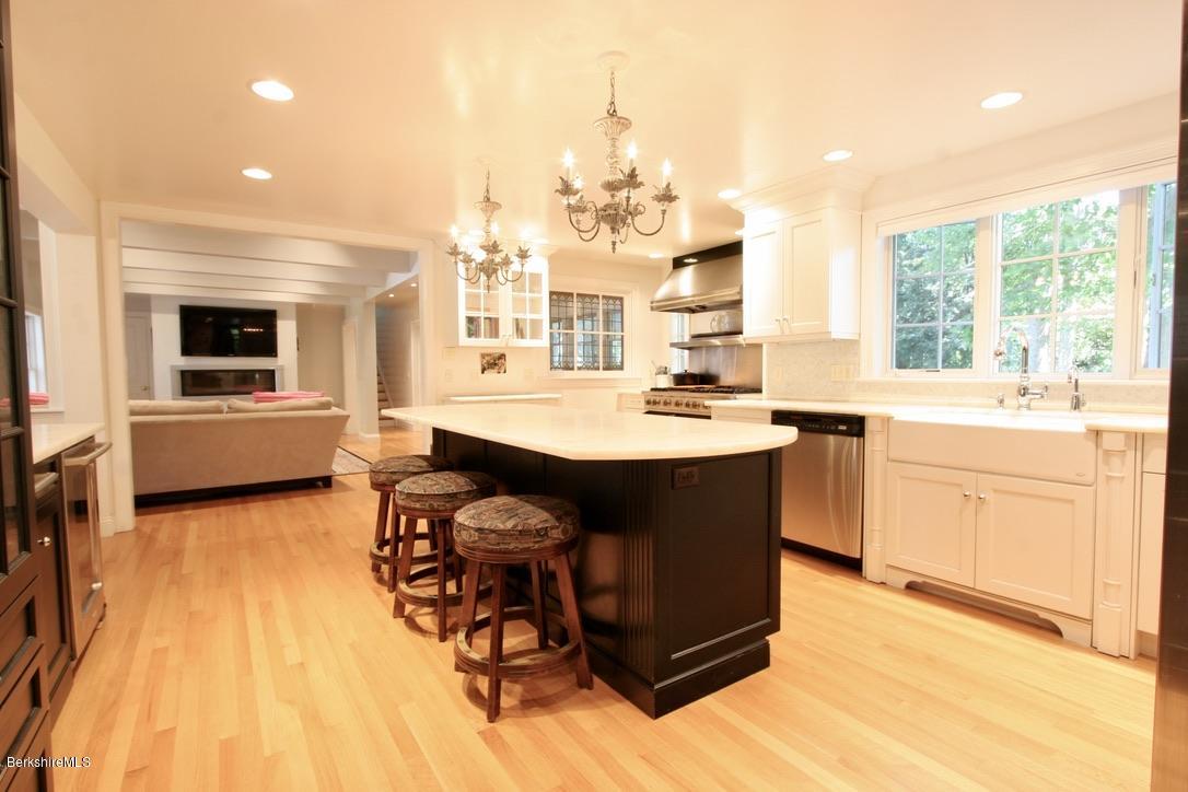 12 Prospect Hill Road Stockbridge, MA 01262 - Photo 10 of 30 a kitchen with a sink cabinets and wooden floor