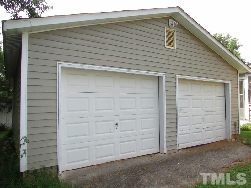 558 Robert Gentry Road Timberlake, NC 27583 - Photo 23 of 25 This detached garage is 24x24. Easily will store a few more cars, 4 wheelers, motorcycles, lawn equipment or turn into a MANCAVE