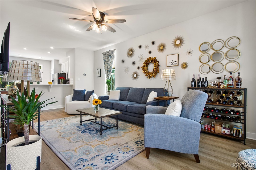 1321 Ewing Pk Loop Midlothian, VA 23113 - Photo 12 of 30 a living room with furniture and wooden floor