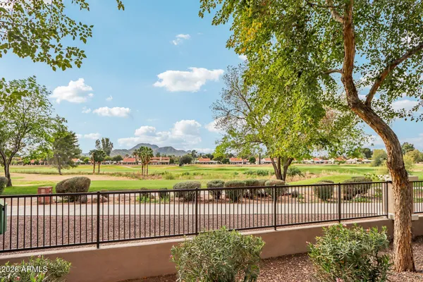 a view of a yard and a trees