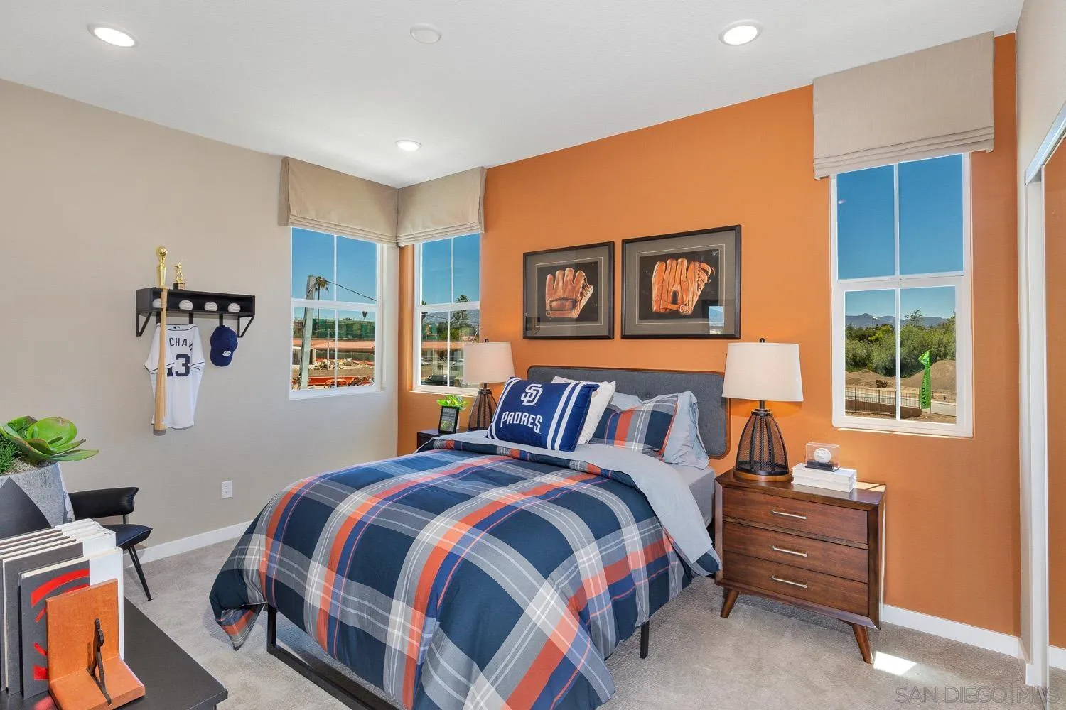 13075 Olympus Circle, Unit 1 Poway, CA 92064 - Photo 11 of 16 a bedroom with a bed and a window