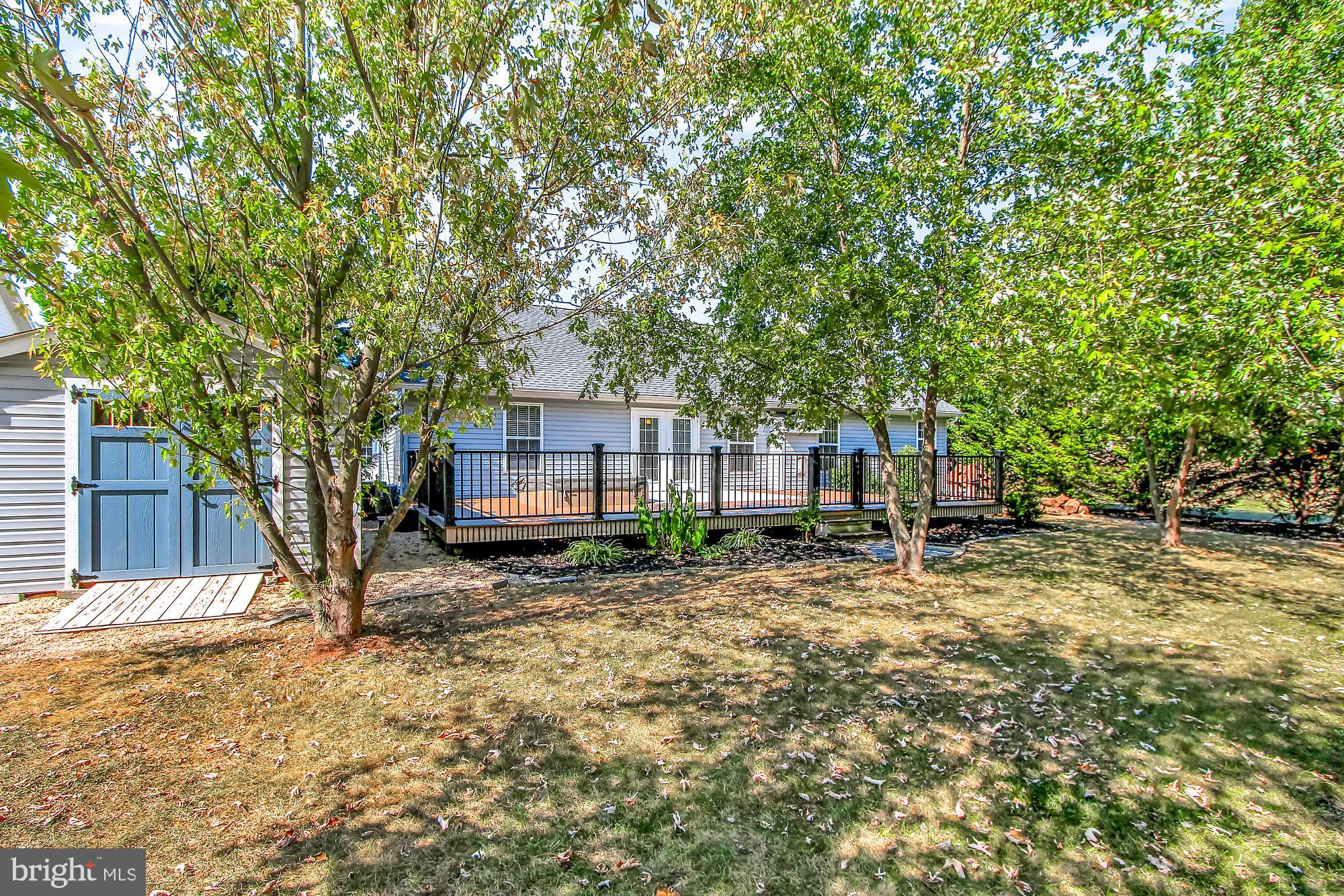 1170 Saddleback Road York, PA 17408 - Photo 26 of 31 Rear View of Property w/ Run-In Shed