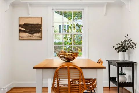 a view of a livingroom with furniture and window